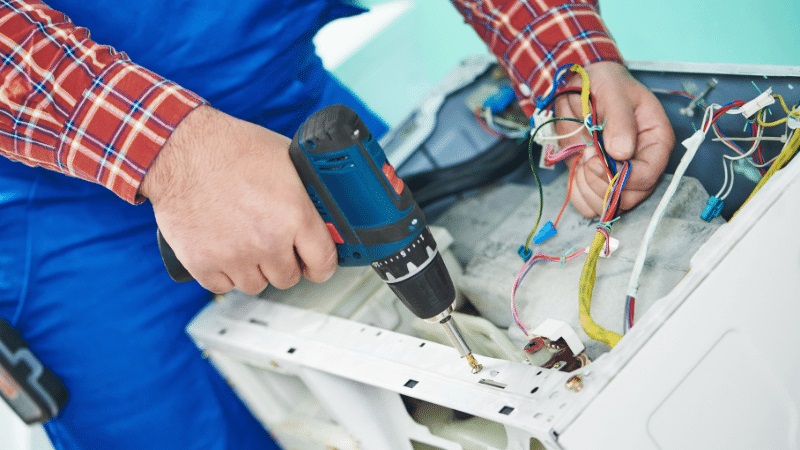 Darıca Toshiba Toshiba çamaşır makinesi kart tamiri – Su almama arızası orijinal parça ile giderildi. - Teknik servis örneği